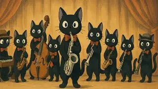 Black Cats Jazz Night: Live Sax Show from the Midnight Stage