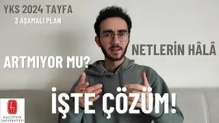 TYT Netlerin HÂLÂ Artmıyor Mu - İşte ÇÖZÜM : 3 Aşamada Netleriniz Uçacak #yks2024 #tyt2024 #ayt2024