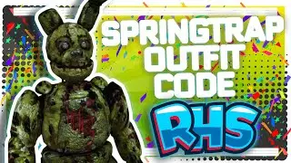 SPRINGTRAP OUTFIT CODE (FNaF AR) | RHS - Chizle
