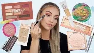 FULL FACE OF DRUGSTORE MAKEUP // New & Old Products!