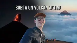 El Volcán de fuego 🌋 en Guatemala 🇬🇹
