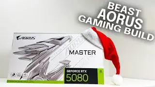 Building A BEAST AORUS Gaming PC ( RTX 5080 MASTER ICE )