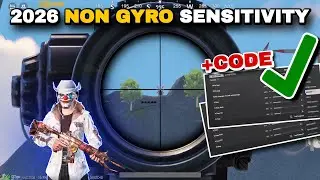 PUBG MOBILE SENSITIVITY SETTINGS 2026 NO GYRO 🔥 COPY AND USE! ✅