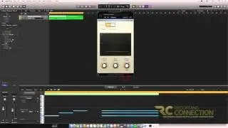 Recording Connection - Velocity Processor MIDI Effect in Logic Pro X