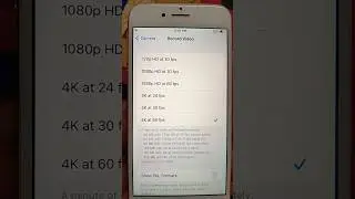How to Record 4k video on iphone