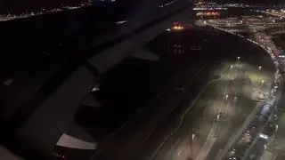 سماء جدة ليلًا والهبوط في مطار الملك عبدالعزيز الدولي