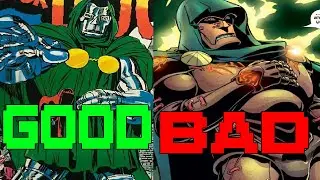 Good and Bad Doctor Doom suits