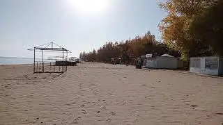 Иссык-куль без туристов. 19 октября 2021 года.