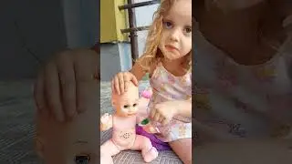 Не хочу кушать кашу!!! #юмор #ляля #каша #жиза #игра #кукла