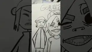 Gorilaz #art #shorts #gorillaz #music #clinteastwood #хочуврек #youtubeshorts