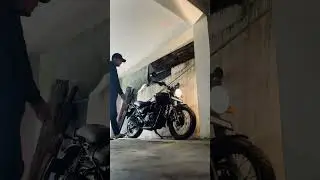 Royal Enfield Hunter 350 factory black edition exhaust note