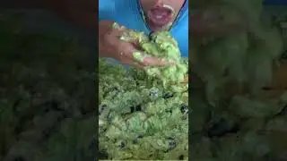 Crush my meal with my feet and I eat it