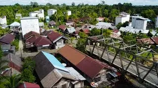 pemandangan suasana pedesaan yg asri