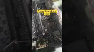 Printer Kebanjiran Tinta #tintasablon #printer #shorts