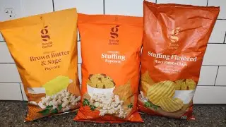 Good & Gather (Target) Brown Butter & Sage Popcorn, Stuffing Popcorn, Stuffing Potato Chips