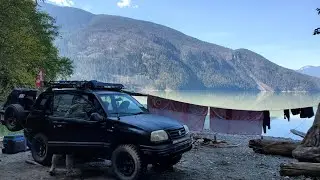 2002 suzuki vitara camping setup, Lilloet bc