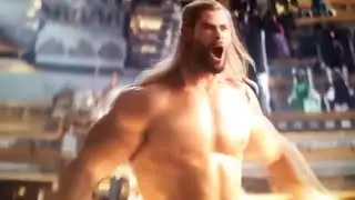 Zeus removes thor's clothes | thor love and thunder