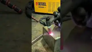 Режим импульса при сварке нержавейки  #denzel #сварка #сварканержавейки