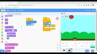 Simple Catcher Game using Scratch Application