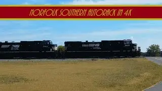Norfolk Southern Autorack in 4k