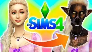🐺DISNEY PRINCESS WEREWOLVES?!🐺 The Sims 4 Werewolf Mod! 💚