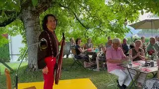 Basilio Momako am ukrainischen Abend, Sa. 19.August 2023 im Urwaldhaus