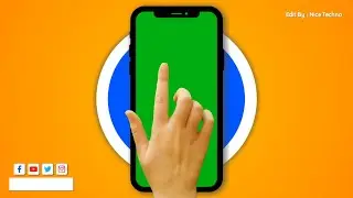 Hand Touch Green Screen | Green Screen | Subscribe Intro | Chroma Key