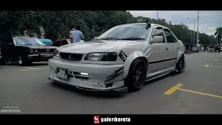 Toyota Corolla AE110 Custom Bodykit Rocket Bunny at Borneo Toyota Annual Gathering