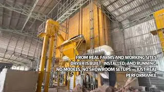 What You See Is Real. #graindryer #machinerychannel #grainsilo