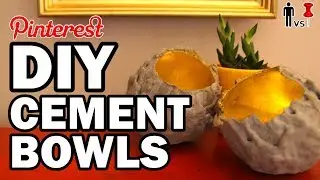 DIY Cement Bowls - Man Vs Pin - 4 YEARS!!!