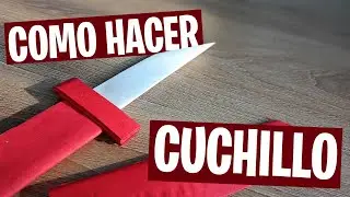🔪 COMO HACER CUCHILLO DE PAPEL 🔪  - Origami - DIY - 🦊 Manualidades con Quiire 🦊