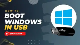 How to Boot Windows in USB 🔥