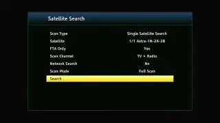 Ferguson™ Ariva 175 Combo Receiver - How to auto tune UK satellite channels