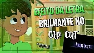 👀COMO FAZER O EFEITO DA LETRA BRILHANTE NO CAPCUT💜|Irmãos Rich