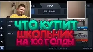 ЧТО КУПИТ ШКОЛЬНИК НА 100 ГОЛДЫ В STANDOFF 2 | СТАНДОФФ 2