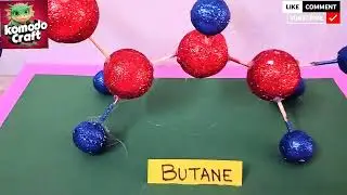 Science 3d  Model on Hydrocarbons Butane, Ethane, Methane, Propane, Pentane Science Model exhibition