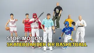[Stop-Motion] Skateboarder or Basketball Player