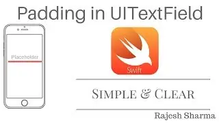 how to set padding and bottom border in uitextfield in ios