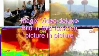 Magix video deluxe -  Bild in Bild Funktion - picture in picture - Multicam
