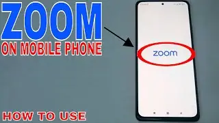 ✅ How To Use Zoom Application On Mobile Phone 🔴