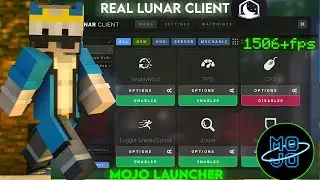 How to install real lunar client in mojo launcher/pojav 1.21.1  |  low and device 300+ fps 😱