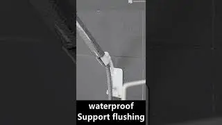 360° Shower Head Holder Adjustable Self Adhesive Showerhead Bracket Wall Mount With 2 Hooks Stand SP