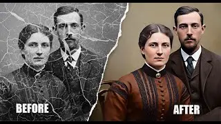 Watch Me Restore This 1902 Photo and Uncover Their Love Story