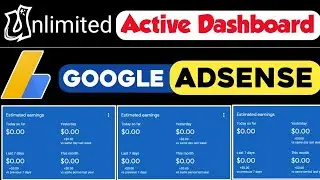 How To Active Adsense Dashboard | Adsense Approval Trick | Active Adsense Dashboard