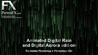Turn photos into Matrix Rain inspired animations in Adobe Photoshop!