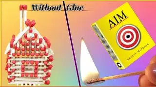 How to Make Amazing Match Stick House |  Without Glue Matc DIY | Cost 1Lakh