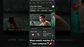 Must watch movies if u love romance 