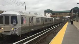 SIR Trains at the New Arthur Kill Station 1/23/17