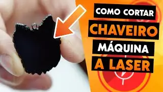 CORTE DE CHAVEIRO COM MÁQUINA A LASER CO2 LASER | TRANSLASER
