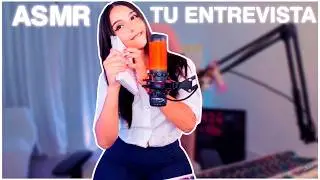 ASMR en Español 💼 Secretaria Te Hace una Entrevista de Trabajo